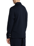 Lyle & Scott Emblem Loopback Collar Track Jacket, Dark Navy