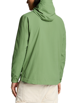 Lyle & Scott Hooded Zipped Windbreaker Jacket - view 2, Smoke Green