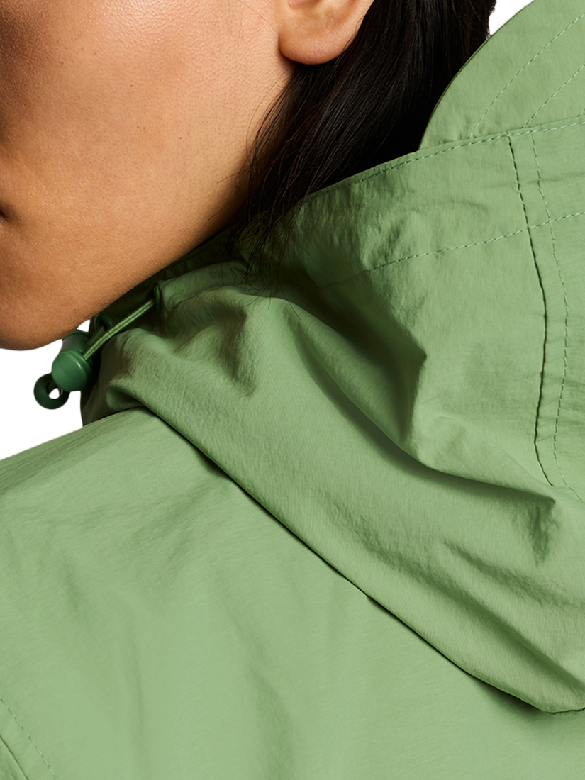 Product image 6 of 6, which shows Lyle & Scott Hooded Zipped Windbreaker Jacket, Smoke Green, XS