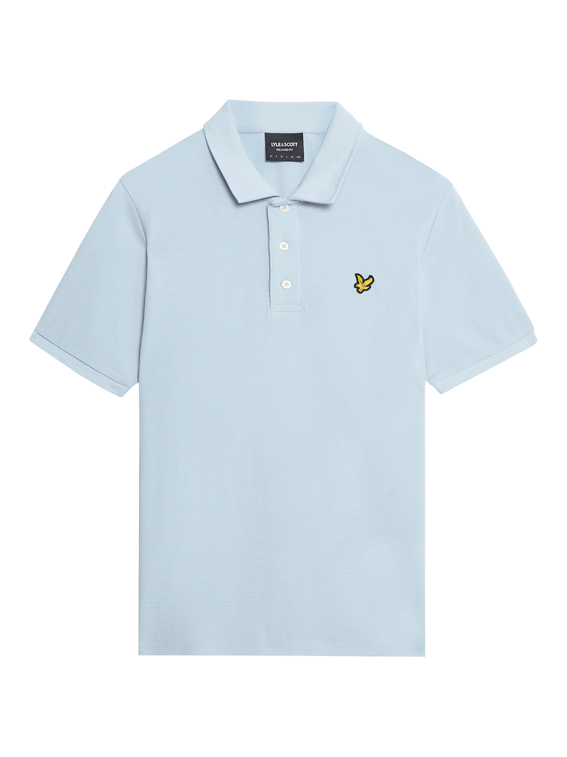 Product image 1 of 1, which shows Lyle & Scott Milano Cotton Regular Fit Short Sleeve Polo Shirt, Riviera, XS