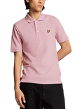 Lyle & Scott Plain Polo Shirt, Pink Light