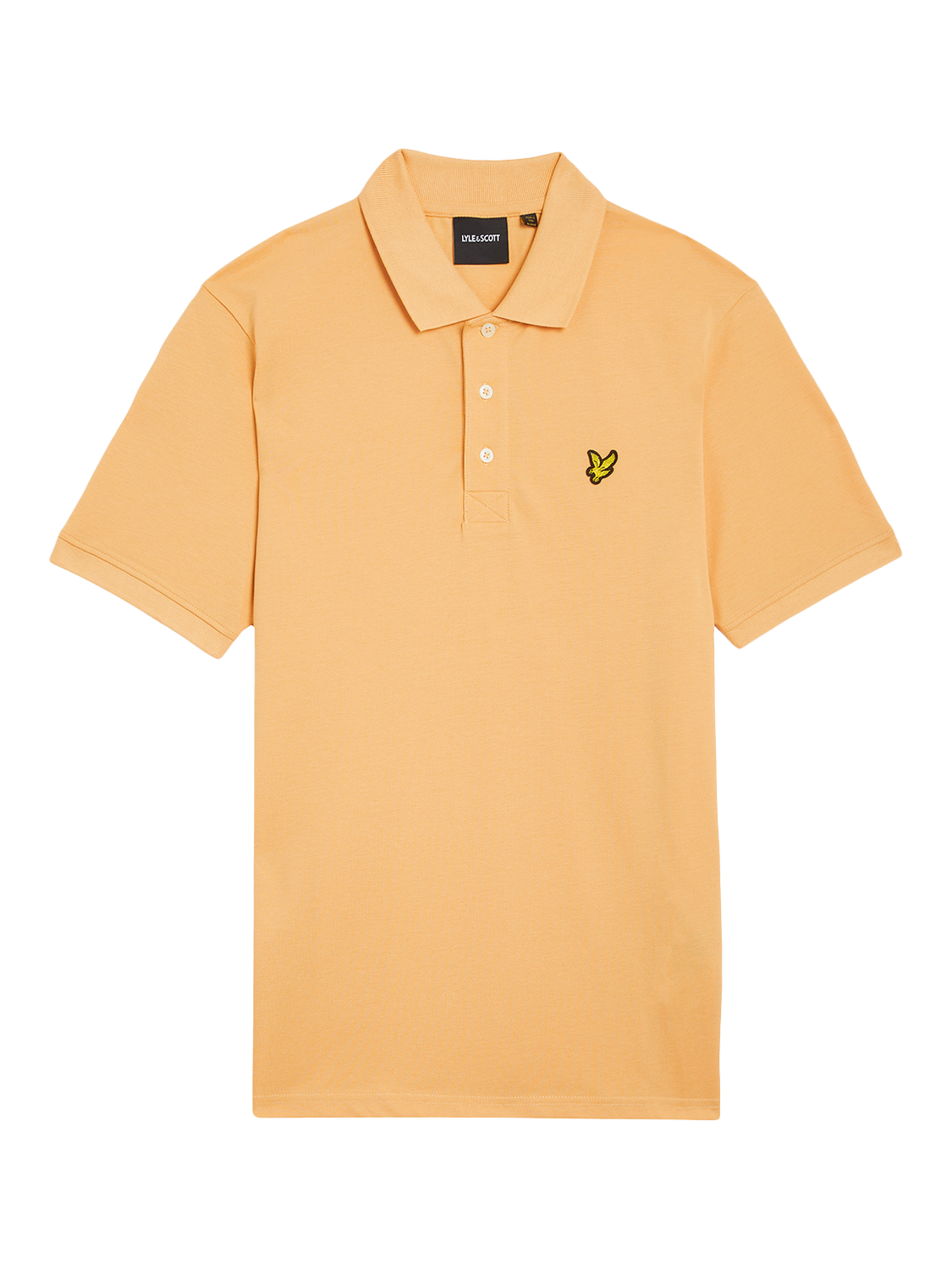 Product image 3 of 5, which shows Lyle & Scott Cotton Blend Polo Shirt, Sherbet, XS