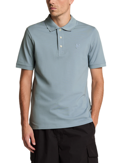 Lyle & Scott Superfine Cotton Polo Shirt, Blue Ash