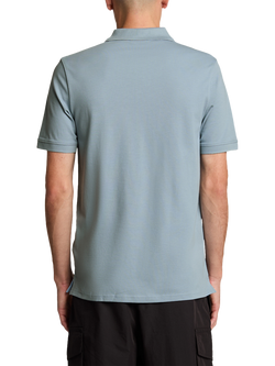 Lyle & Scott Superfine Cotton Polo Shirt - view 2, Blue Ash
