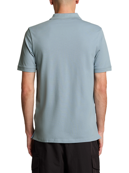 Lyle & Scott Superfine Cotton Polo Shirt - view 2, Blue Ash