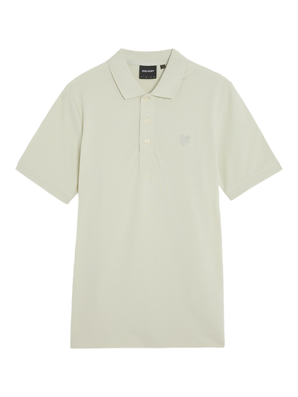Lyle & Scott Superfine Cotton Polo Shirt, Celadon Tint