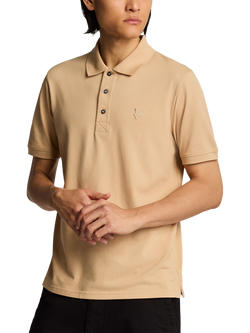 Lyle & Scott Superfine Cotton Polo Shirt, Stealth Brown