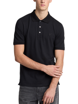 Lyle & Scott Superfine Cotton Polo Shirt, Jet Black