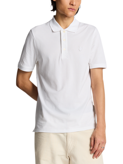 Lyle & Scott Superfine Cotton Polo Shirt, White