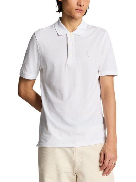 Lyle & Scott Superfine Cotton Polo Shirt, White