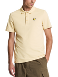 Lyle & Scott Sport Cotton Blend Regular Fit Short Sleeve Polo Shirt, Sesame
