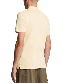 Lyle & Scott Sport Cotton Blend Regular Fit Short Sleeve Polo Shirt - view 2, Sesame