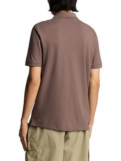 Lyle & Scott Superfine Cotton Polo Shirt - view 2, Plum Truffle