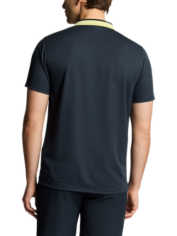 Lyle & Scott Tipped Polo Shirt - view 2, Navy/Solarmarker