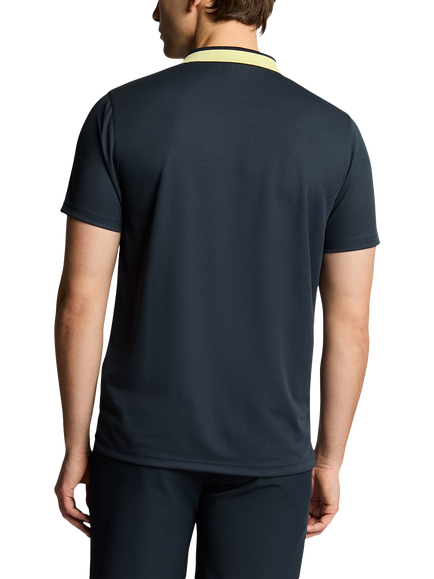 Lyle & Scott Tipped Polo Shirt - view 2, Navy/Solarmarker