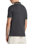 Lyle & Scott Tipped Polo Shirt, Gunmetal/Steward
