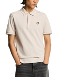 Lyle & Scott Tipped Polo Shirt, Pink Salt/White