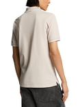 Lyle & Scott Tipped Polo Shirt, Pink Salt/White