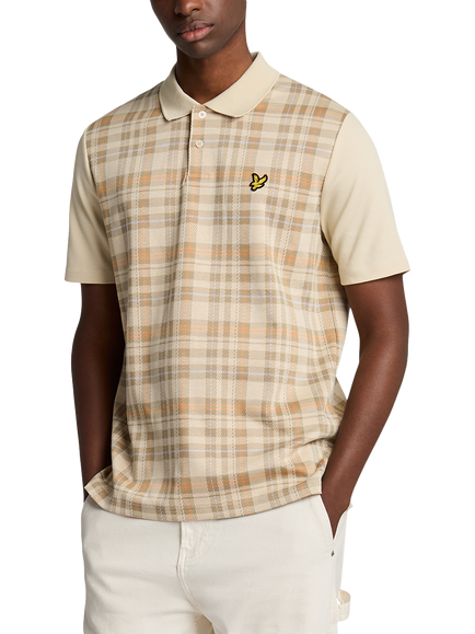 Lyle & Scott Tartan Polo Shirt, Luna, Luna