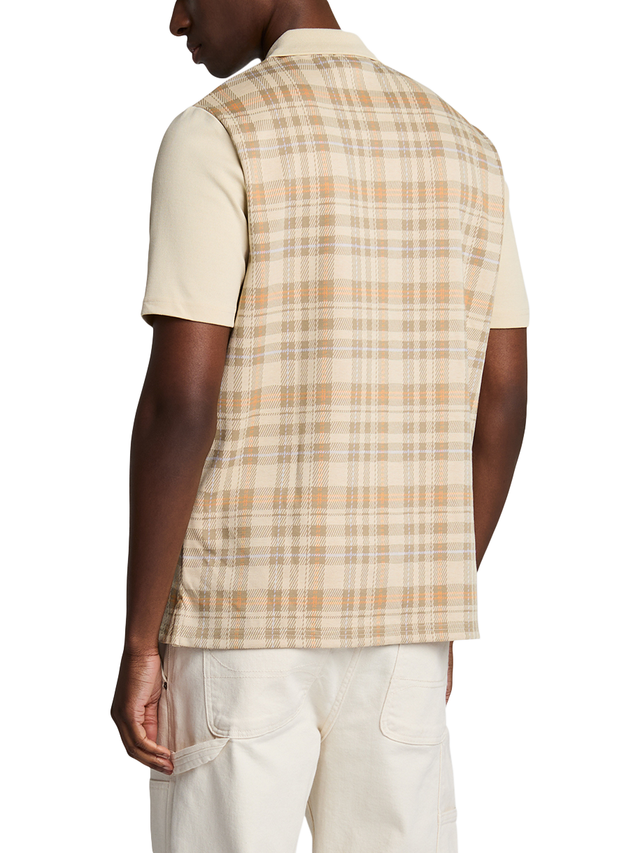 Product image 2 of 5, which shows Lyle & Scott Tartan Polo Shirt, Luna, XS