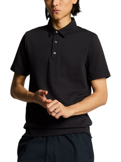 Lyle & Scott Twill Textured Polo Shirt, Lacquer, Lacquer