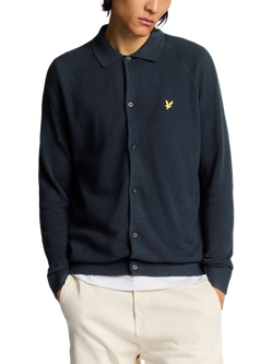 Lyle & Scott Linen Blend Regular Fit Shirt, Dark Navy