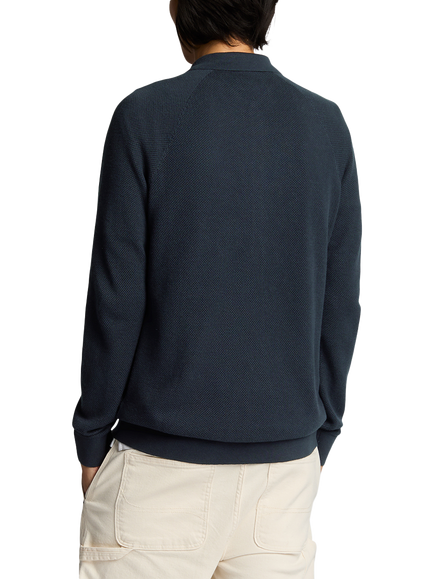 Lyle & Scott Linen Blend Regular Fit Shirt - view 2, Dark Navy