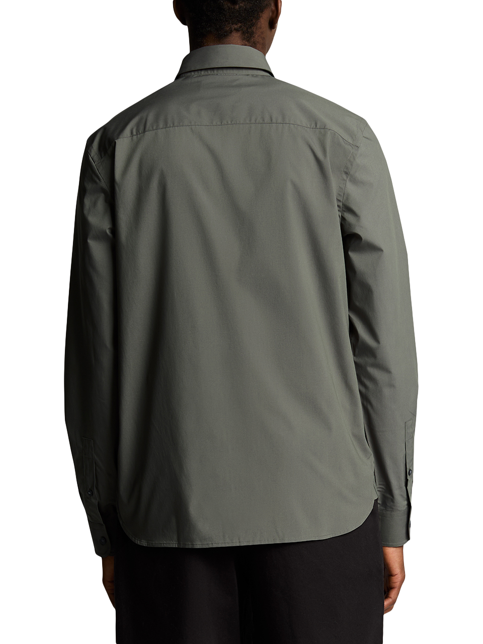 Product image 2 of 4, which shows Lyle & Scott Bamboo Blend Regular Fit Shirt, Gunmetal, XS