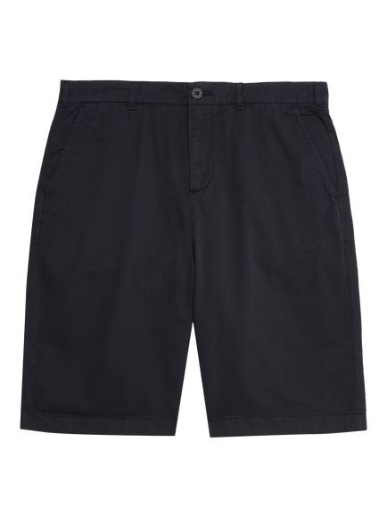 Lyle & Scott Cotton Chino Shorts, Jet Black