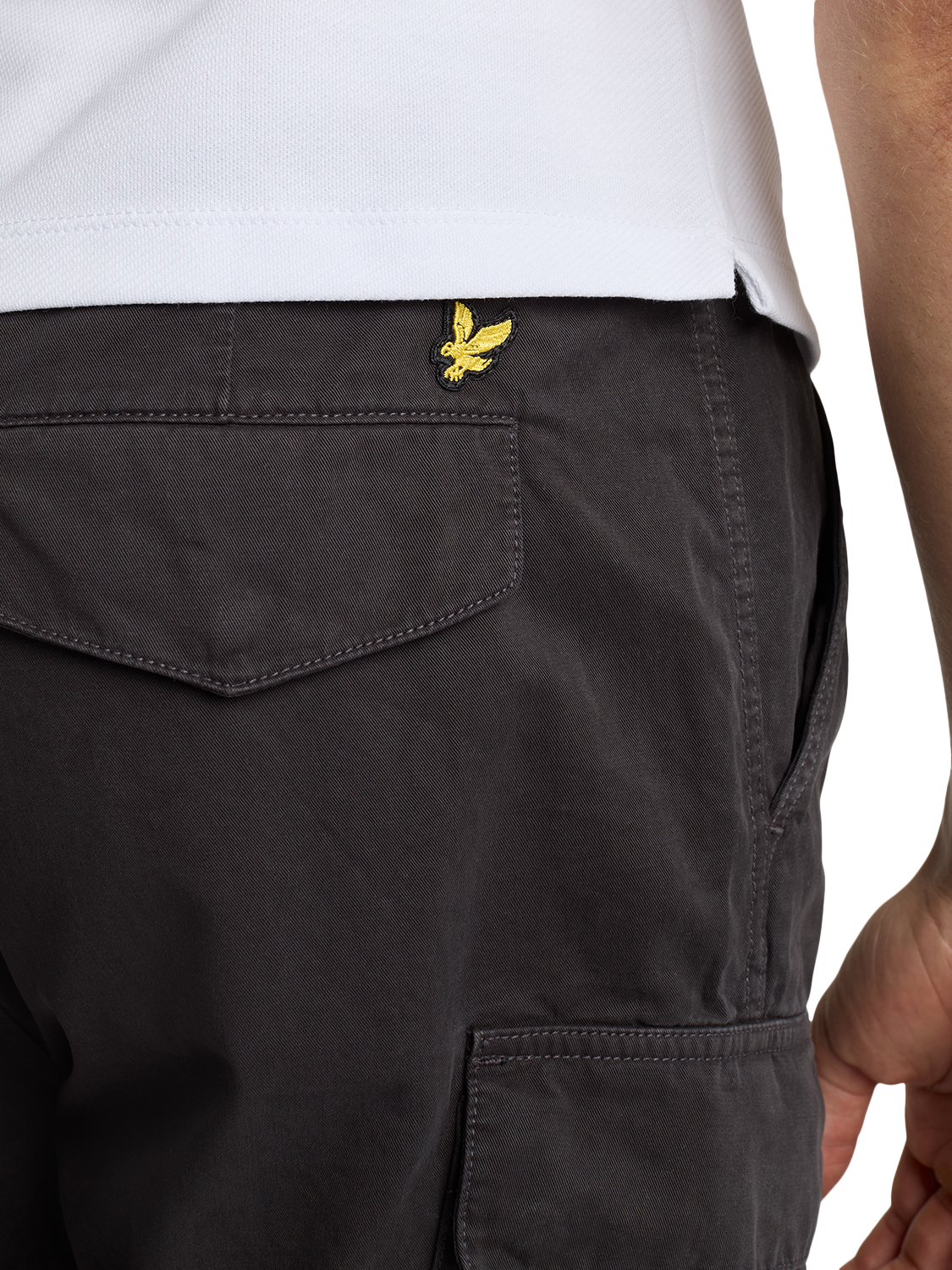 Product image 5 of 5, which shows Lyle & Scott Cargo Shorts, Gunmetal, 30