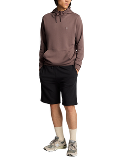 Lyle & Scott Superfine Cotton Drawstring Sweat Shorts, Jet Black