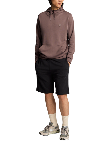 Lyle & Scott Superfine Cotton Drawstring Sweat Shorts, Jet Black