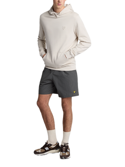 Lyle & Scott Elasticated Drawstring Swim Shorts, Gunmetal