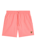 Lyle & Scott Elasticated Drawstring Swim Shorts, Vibrant Coral