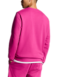 Lyle & Scott Logo Crew Neck Cotton Sweatshirt, Fuchsia