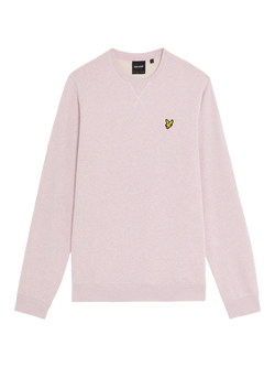 Lyle & Scott Heathered Crew Neck Sweatshirt, Iris Marl