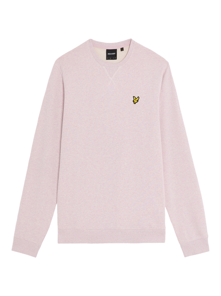 Lyle & Scott Heathered Crew Neck Sweatshirt, Iris Marl