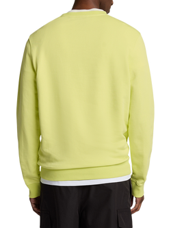 Lyle & Scott Logo Crew Neck Cotton Sweatshirt - view 2, Steward Yellow