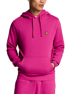 Lyle & Scott Cotton Hoodie, Fuchsia