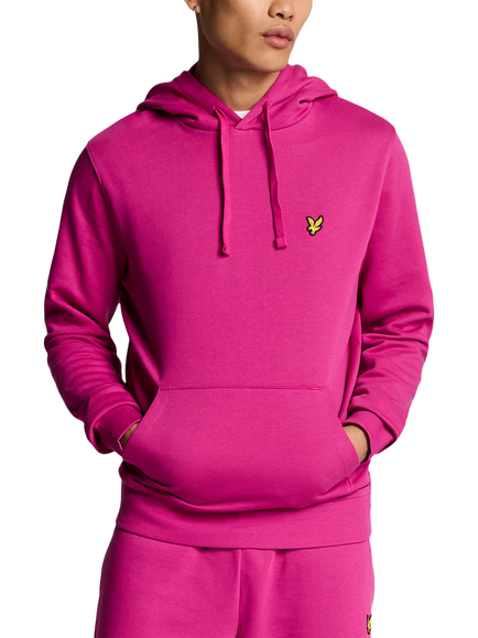 Lyle & Scott Cotton Hoodie, Fuchsia