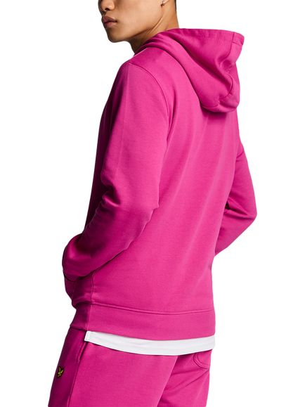 Lyle & Scott Cotton Hoodie - view 2, Fuchsia