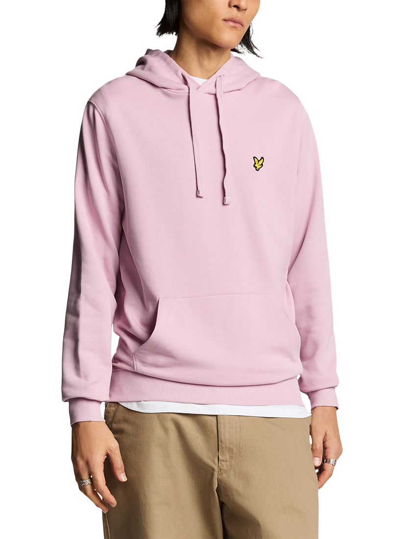 Product image 1 of 4, which shows Lyle & Scott Cotton Hoodie, Pink Light, XS