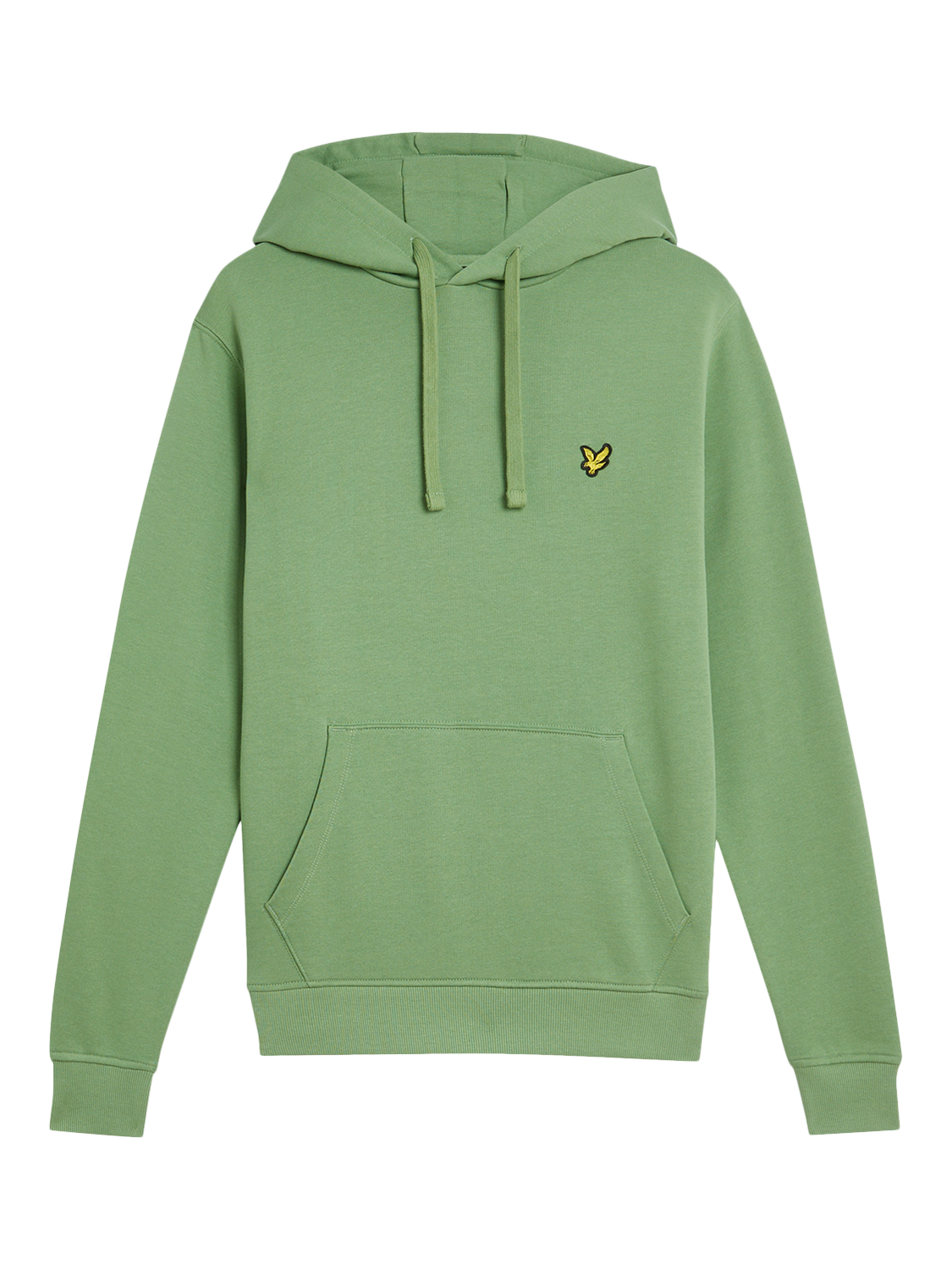 Product image 3 of 5, which shows Lyle & Scott Cotton Hoodie, Smoke Green, XS