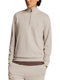 Lyle & Scott Superfine Quarter Zip Sweatshirt, Cove