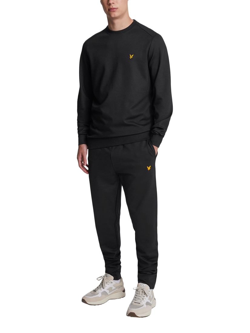Lyle & Scott Fly Fleece Tracksuit Bottoms, Jet Black