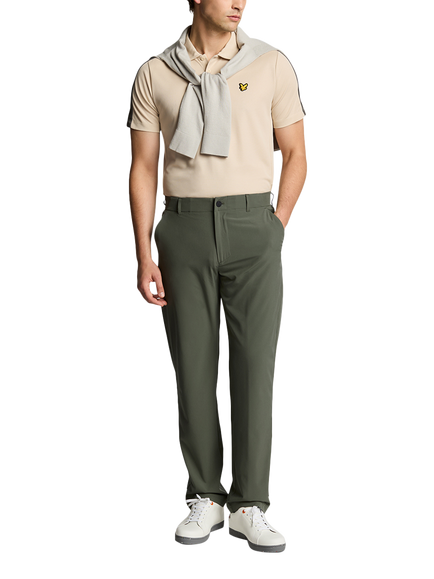 Lyle & Scott Straight Leg Golf Trousers, Cactus Green