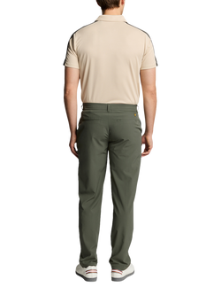 Lyle & Scott Straight Leg Golf Trousers - view 2, Cactus Green