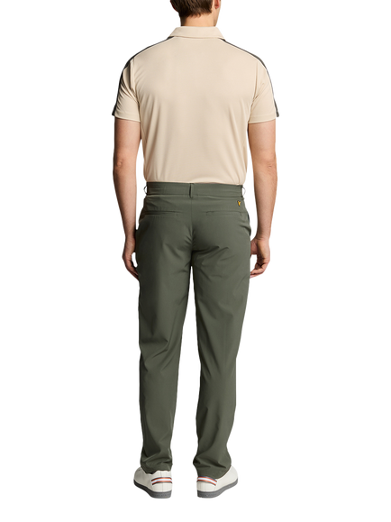 Lyle & Scott Straight Leg Golf Trousers - view 2, Cactus Green