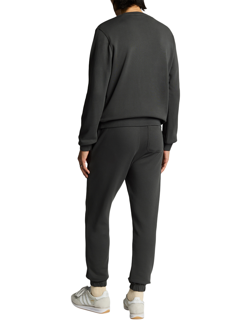 Product image 2 of 5, which shows Lyle & Scott Superfine Cotton Slim Fit Joggers, Gunmetal, XS