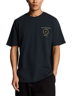 Lyle & Scott Cotton Athletic Graphic Regular Fit T-Shirt, Dark Navy/Multi